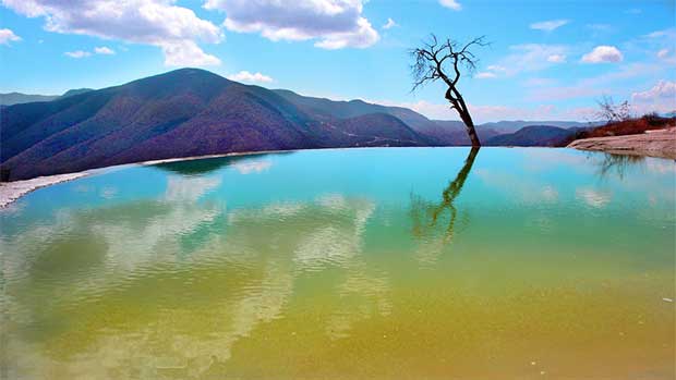 Hierve El Agua Mexico.