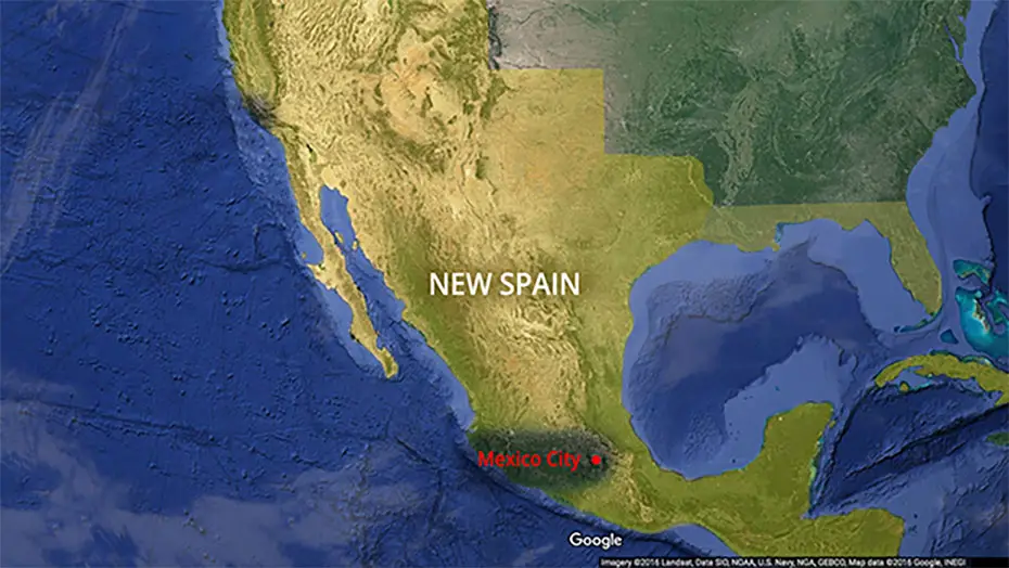 Mexico was once called New Spain
