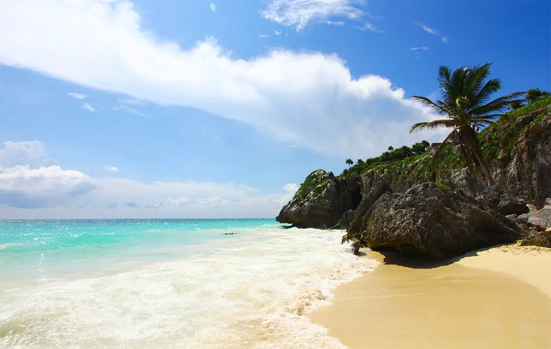 beautiful tulum beach