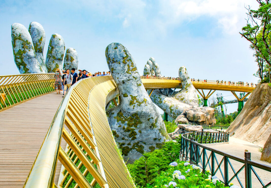 The Golden Bridge in Vietnam